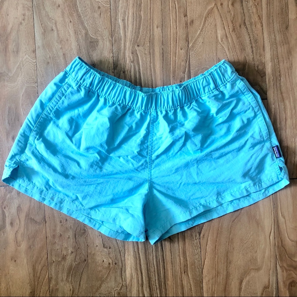 PATAGONIA barely baggies 2.5” blue shorts